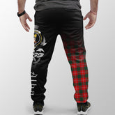 Clan Chisholm Modern Tartan Crest Jogger Sweatpants  Alba Celtic Style XU79 Clan Chisholm Tartan Today